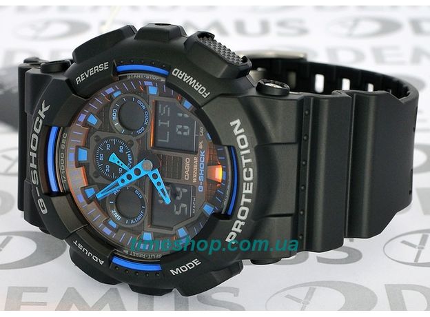 CASIO GA-100-1A2ER, Вариации товара: Черный, фото 3 | Интернет-магазин оригинальных часов и аксессуаров
