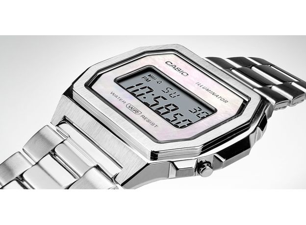 CASIO A1000D-7EF, Вариации товара: Стальной/Белый, фото 2 | Интернет-магазин оригинальных часов и аксессуаров