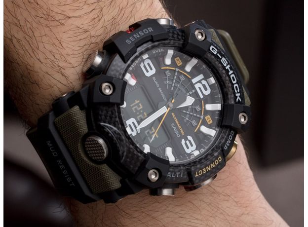 CASIO GG-B100-1A3ER MUDMASTER, Варіант кольору: Чорний/Зелений, фото 4 | Интернет-магазин оригинальных часов и аксессуаров