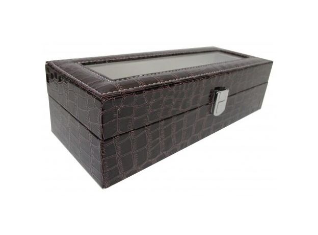 Шкатулка CRAFT 6PU.CROC.BR, фото 2 | Интернет-магазин оригинальных часов и аксессуаров