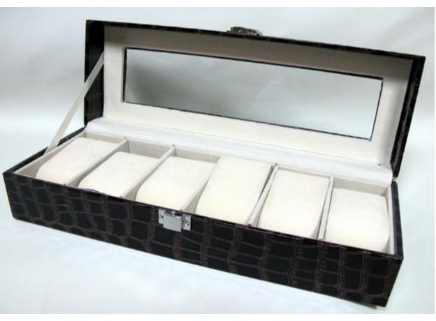 Шкатулка CRAFT 6PU.CROC.BR, фото 3 | Интернет-магазин оригинальных часов и аксессуаров