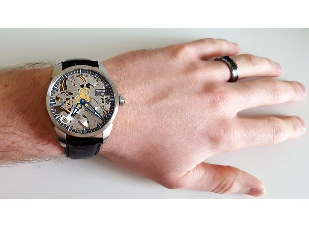 TISSOT T070.405.16.411.00 T-COMPLICATION SQUELETTE MECHANICAL, фото 6 | Интернет-магазин оригинальных часов и аксессуаров
