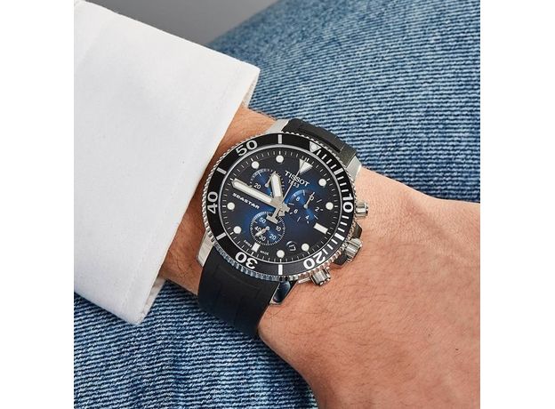 TISSOT T120.417.17.041.00 SEASTAR 1000 CHRONOGRAPH, фото 3 | Интернет-магазин оригинальных часов и аксессуаров