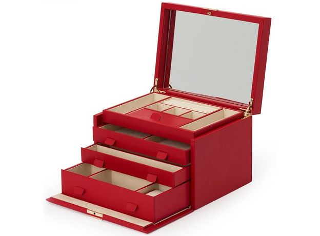 Скринька WOLF 213072 Palermo Large Box Red, фото 3 | Интернет-магазин оригинальных часов и аксессуаров