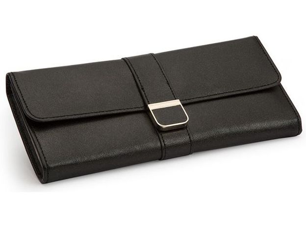 Скринька WOLF 213402 Palermo Jewelry Roll Black Anthracite, фото 5 | Интернет-магазин оригинальных часов и аксессуаров