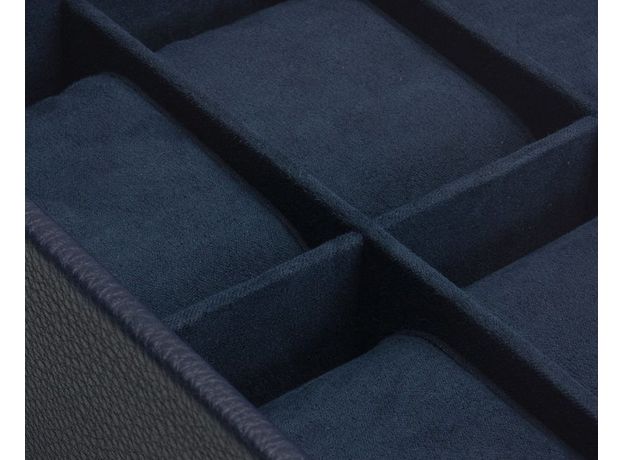 Скринька WOLF 319717 Stackable Watch Tray Set 2 x 12 pcs Navy, фото 2 | Интернет-магазин оригинальных часов и аксессуаров