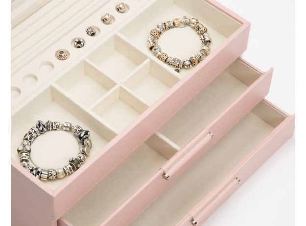Шкатулка WOLF 392015 Sophia Jewelry Box Rose with Draw, фото 2 | Интернет-магазин оригинальных часов и аксессуаров