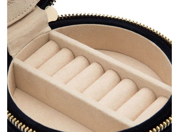 Шкатулка WOLF 393216 Zoe Travel Round Indigo, фото 2 | Интернет-магазин оригинальных часов и аксессуаров