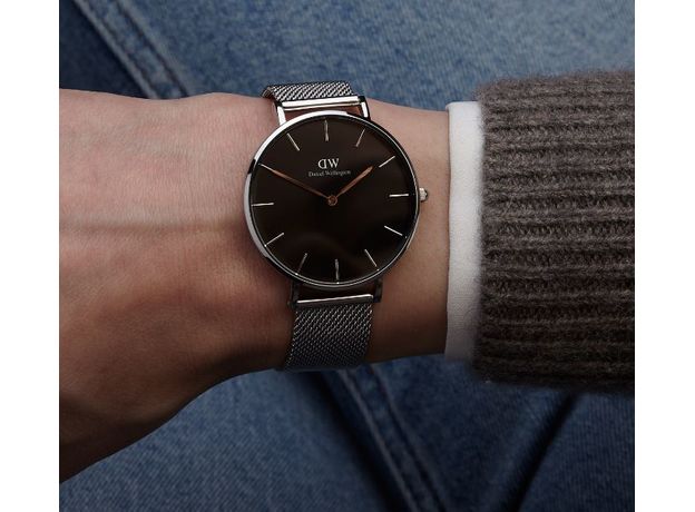 Daniel Wellington DW00100304 Petite 36 Sterling S Black, фото 2 | Интернет-магазин оригинальных часов и аксессуаров
