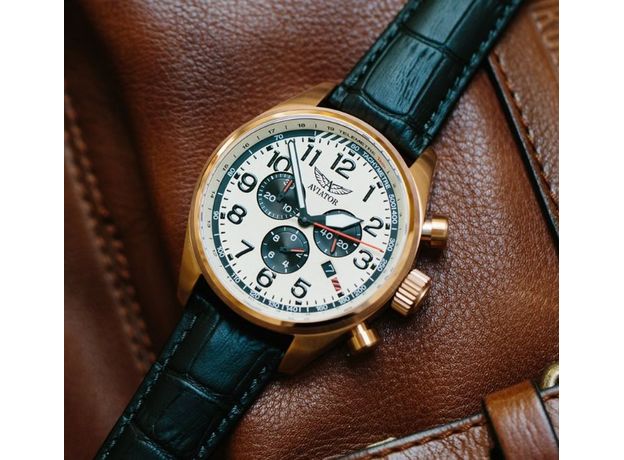 Aviator V.2.25.2.173.4 Airacobra P45 Chrono, фото 7 | Интернет-магазин оригинальных часов и аксессуаров