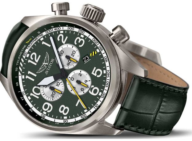 Aviator V.2.25.7.171.4 Airacobra P45 Chrono, фото 7 | Интернет-магазин оригинальных часов и аксессуаров