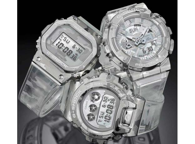 CASIO GM-110SCM-1AER, Варіант кольору: Прозорий/Сірий, фото 2 | Интернет-магазин оригинальных часов и аксессуаров