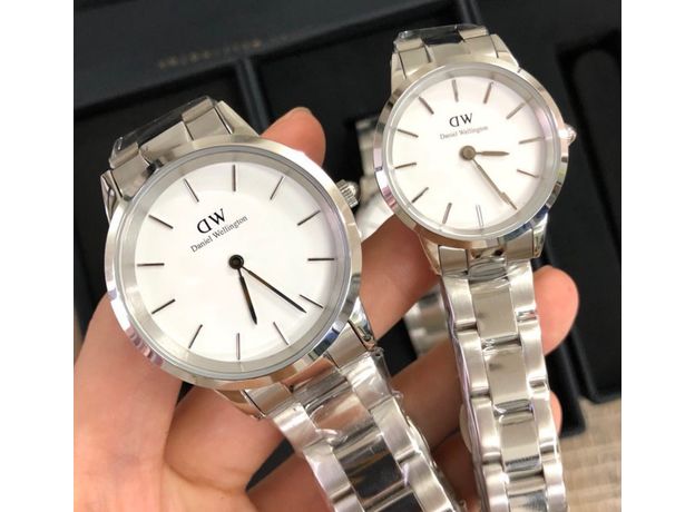Daniel Wellington DW00100203 Iconic Link 36 Silver White, фото 6 | Интернет-магазин оригинальных часов и аксессуаров