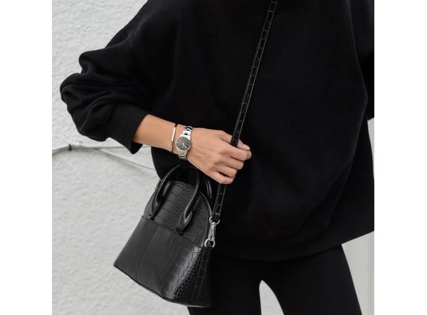 Daniel Wellington DW00100206 Iconic Link 32 Silver Black, фото 5 | Интернет-магазин оригинальных часов и аксессуаров