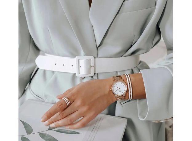 Daniel Wellington DW00100209 Iconic Link 36mm Rose Gold, фото 8 | Интернет-магазин оригинальных часов и аксессуаров