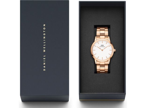 Daniel Wellington DW00100209 Iconic Link 36mm Rose Gold, фото 7 | Интернет-магазин оригинальных часов и аксессуаров