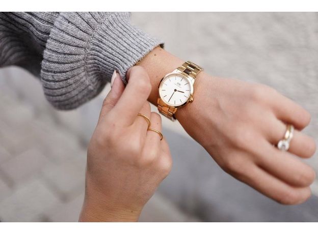 Daniel Wellington DW00100209 Iconic Link 36mm Rose Gold, фото 5 | Интернет-магазин оригинальных часов и аксессуаров