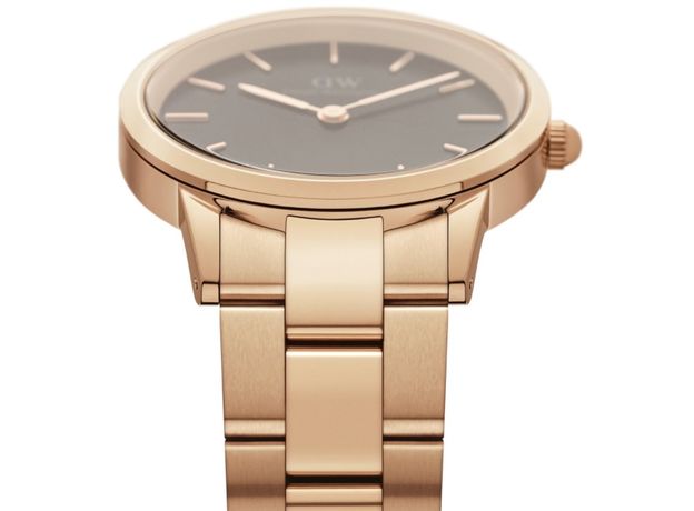 Daniel Wellington DW00100210 Iconic Link 36 Rose Gold Black, фото 4 | Интернет-магазин оригинальных часов и аксессуаров