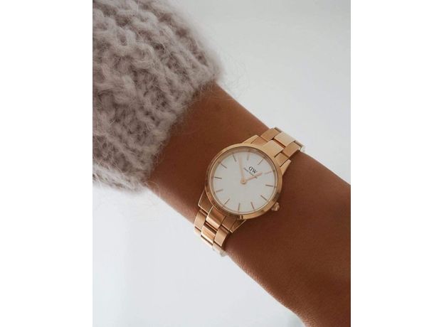 Daniel Wellington DW00100211 Iconic Link 32mm Rose Gold, фото 6 | Интернет-магазин оригинальных часов и аксессуаров