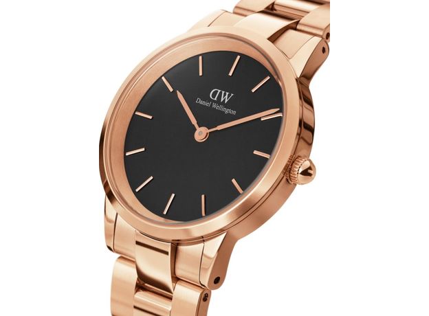 Daniel Wellington DW00100212 Iconic Link 32 Rose Gold Black, фото 8 | Интернет-магазин оригинальных часов и аксессуаров