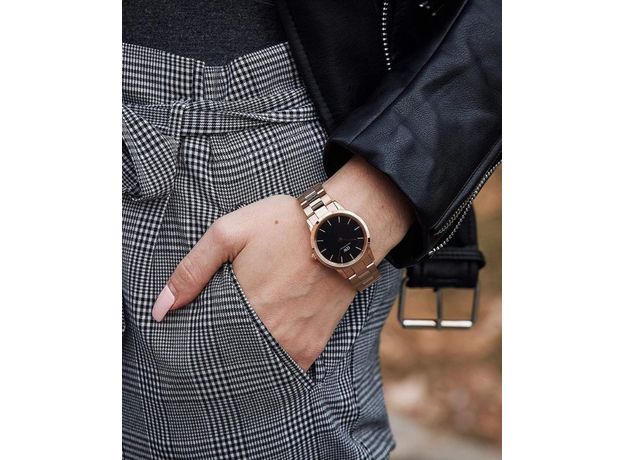Daniel Wellington DW00100212 Iconic Link 32 Rose Gold Black, фото 7 | Интернет-магазин оригинальных часов и аксессуаров