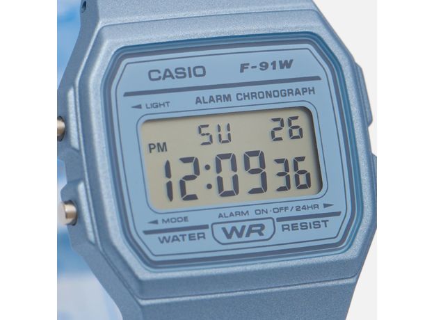 CASIO F-91WS-2EF, Варіант кольору:  Синій, фото 3 | Интернет-магазин оригинальных часов и аксессуаров