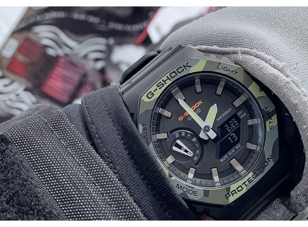 CASIO GA-2100SU-1AER, Вариации товара: Камуфляж, фото 5 | Интернет-магазин оригинальных часов и аксессуаров