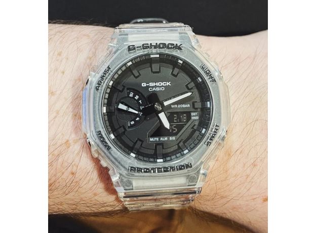 CASIO GA-2100SKE-7AER, Вариации товара: Прозрачный, фото 2 | Интернет-магазин оригинальных часов и аксессуаров