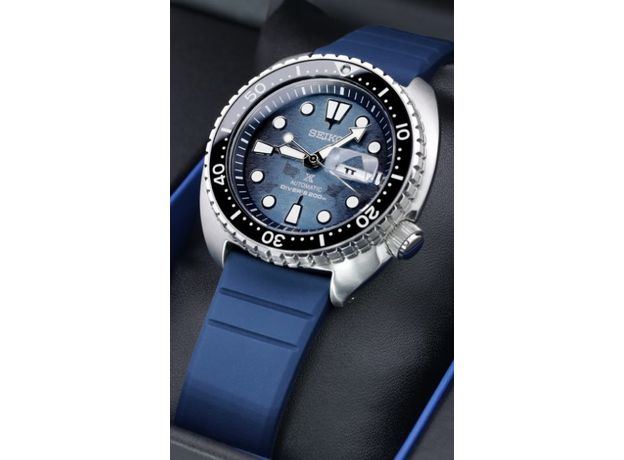 SEIKO SRPF77K1 PROSPEX KING TURTLE SAVE THE OCEAN DARK MANTA RAY, фото 6 | Интернет-магазин оригинальных часов и аксессуаров