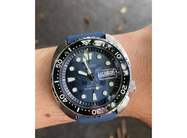 SEIKO SRPF77K1 PROSPEX KING TURTLE SAVE THE OCEAN DARK MANTA RAY, фото 3 | Интернет-магазин оригинальных часов и аксессуаров