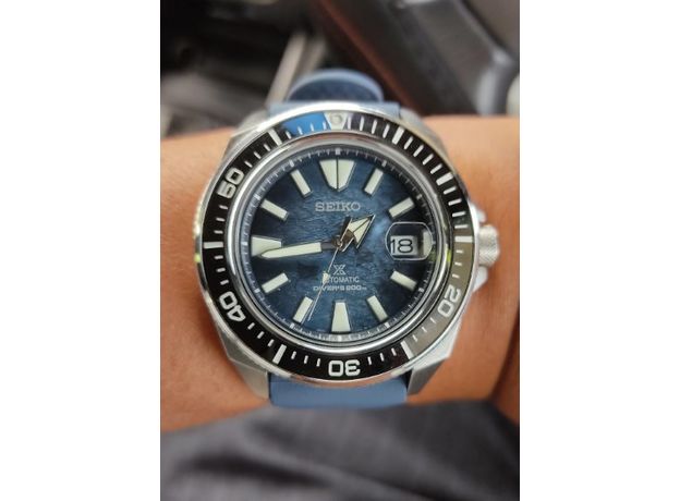 SEIKO SRPF79K1 PROSPEX KING SAMURAI SAVE THE OCEAN DARK MANTA RAY, фото 5 | Интернет-магазин оригинальных часов и аксессуаров