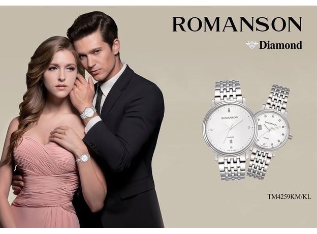 ROMANSON TM4259KM1WAS2W (TM4259KMWH WH), фото 2 | Интернет-магазин оригинальных часов и аксессуаров