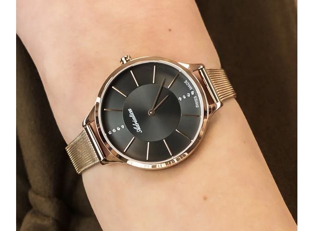 Adriatica ADR 3433.9116Q, Варіант кольору: Позолота/Чорний, фото 2 | Интернет-магазин оригинальных часов и аксессуаров