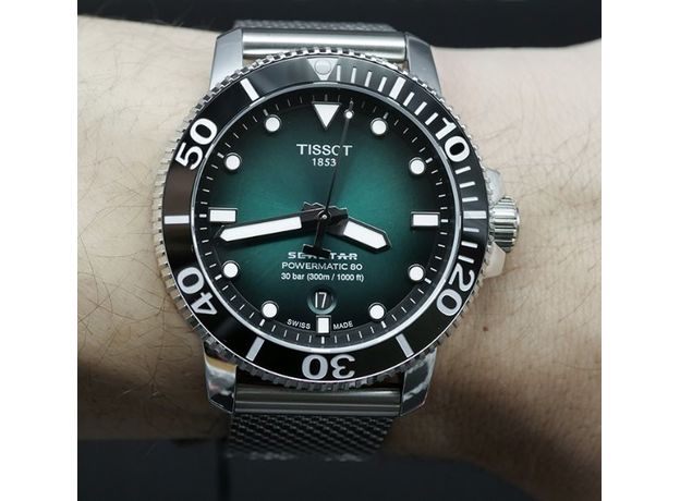 TISSOT T120.407.11.091.01 SEASTAR 1000 POWERMATIC 80, фото 3 | Интернет-магазин оригинальных часов и аксессуаров