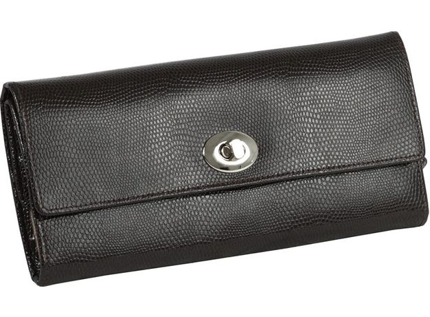 Шкатулка WOLF 315306 London Jewellery Roll Cocoa, фото 5 | Интернет-магазин оригинальных часов и аксессуаров