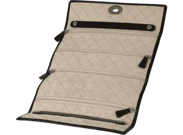 Шкатулка WOLF 315306 London Jewellery Roll Cocoa, фото 2 | Интернет-магазин оригинальных часов и аксессуаров