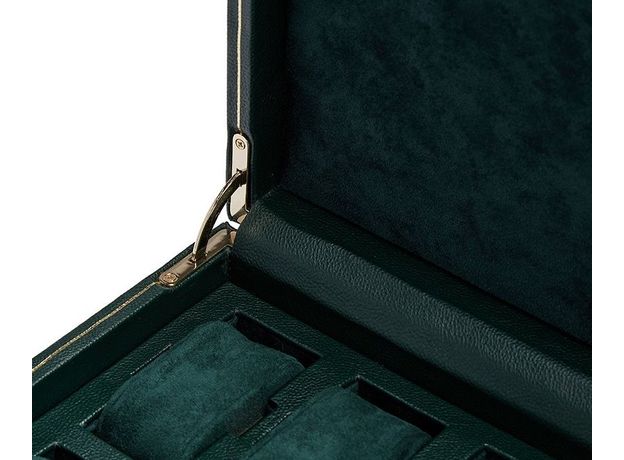 Скринька WOLF 792641 British Racing 8 PC Watch Box Green, фото 4 | Интернет-магазин оригинальных часов и аксессуаров