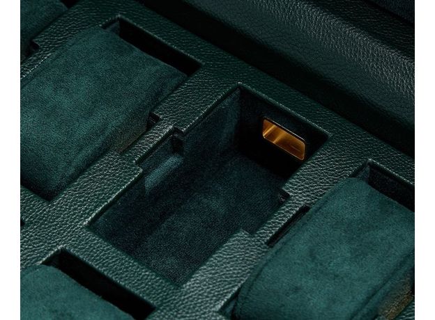 Скринька WOLF 792641 British Racing 8 PC Watch Box Green, фото 3 | Интернет-магазин оригинальных часов и аксессуаров