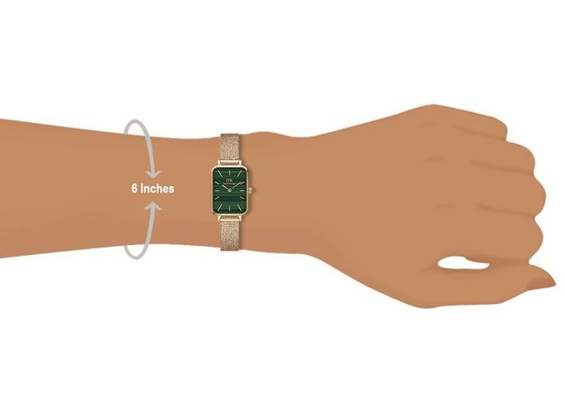 Daniel Wellington DW00100437 Quadro 20X26 Pressed Melrose RG Green, фото 6 | Интернет-магазин оригинальных часов и аксессуаров