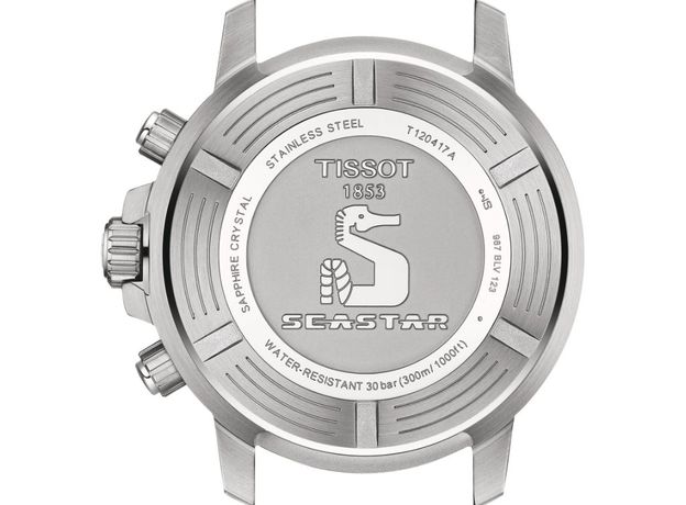 TISSOT T120.417.11.091.01 SEASTAR 1000 QUARTZ CHRONOGRAPH, фото 4 | Интернет-магазин оригинальных часов и аксессуаров