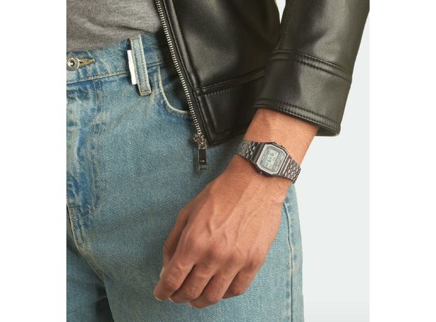 CASIO A158WETB-1AEF, Вариации товара: Стальной/Серый, фото 4 | Интернет-магазин оригинальных часов и аксессуаров