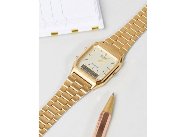 CASIO AQ-230GA-9DMQYES, Варіант кольору: Позолота/Жовтий, фото 4 | Интернет-магазин оригинальных часов и аксессуаров