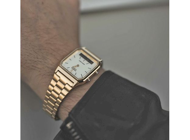 CASIO AQ-230GA-9DMQYES, Варіант кольору: Позолота/Жовтий, фото 9 | Интернет-магазин оригинальных часов и аксессуаров