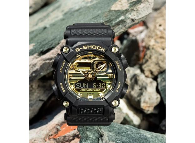 CASIO GA-900AG-1AER, Варіант кольору: Чорний/Золотий, фото 8 | Интернет-магазин оригинальных часов и аксессуаров