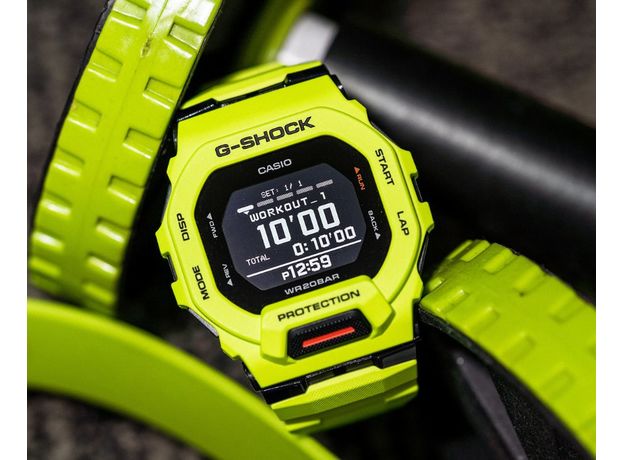 CASIO GBD-200-9ER Smart-Bluetooth, Варіант кольору: Жовтий, фото 7 | Интернет-магазин оригинальных часов и аксессуаров