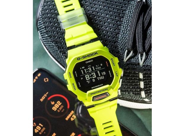 CASIO GBD-200-9ER Smart-Bluetooth, Варіант кольору: Жовтий, фото 6 | Интернет-магазин оригинальных часов и аксессуаров