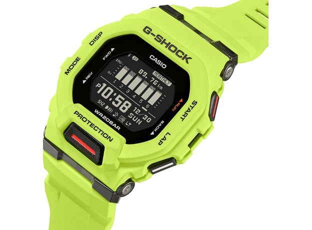 CASIO GBD-200-9ER Smart-Bluetooth, Варіант кольору: Жовтий, фото 12 | Интернет-магазин оригинальных часов и аксессуаров