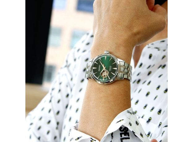 SEIKO SSA441J1 PRESAGE COCKTAIL TIME GRASSHOPPER, фото 2 | Интернет-магазин оригинальных часов и аксессуаров