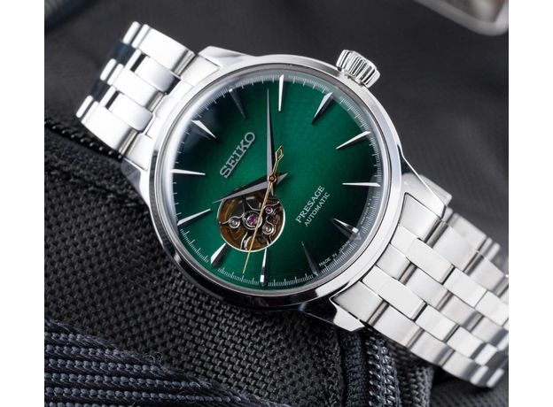 SEIKO SSA441J1 PRESAGE COCKTAIL TIME GRASSHOPPER, фото 5 | Интернет-магазин оригинальных часов и аксессуаров