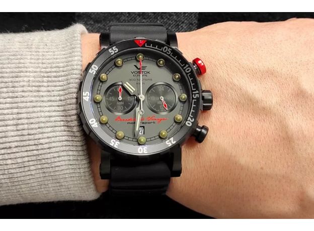 VOSTOK EUROPE BENEDIKTAS VANAGAS MOTORSPORT VK64-571J431, фото 3 | Интернет-магазин оригинальных часов и аксессуаров